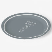 Eenvoudig, modern, grijs Bord voor typografie (Gekanteld)