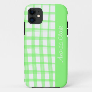 Eenvoudig modern, groen design iPhone 11 hoesje