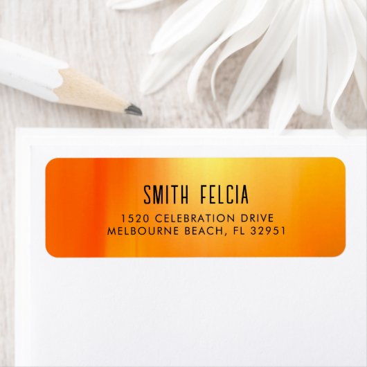 Eenvoudig Modern Hand Sketting het Adres van de Te Etiket (Insitu)