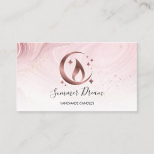 Eenvoudig, modern, handgemaakt Visitekaartje voor