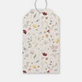 Eenvoudig Modern Handgeschreven Script Vrolijk Ker Cadeaulabel (Achterkant)