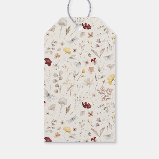 Eenvoudig Modern Handgeschreven Script Vrolijk Ker Cadeaulabel (Achterkant)