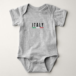 Eenvoudig Modern Italiaans Art Letter Souvenir Romper