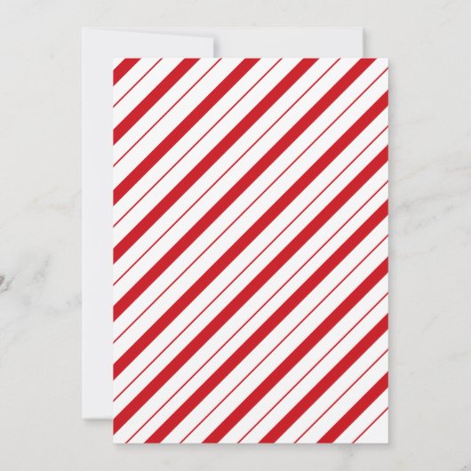 Eenvoudig modern kerstfeest 80e verjaardag kaart (Achterkant)