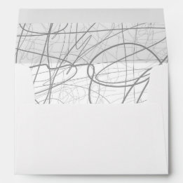 Eenvoudig modern klassiek envelop