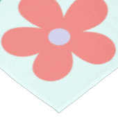 Eenvoudig Modern Kleurrijk Daisy bloemen verjaarda Tafelkleed (Gekanteld)