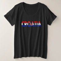 Eenvoudig Modern Kroatië Nationale Vlag Kleding So