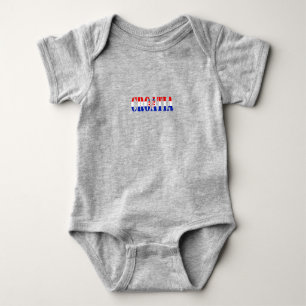 Eenvoudig Modern Kroatië Nationale Vlag Kleding So Romper