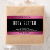 Eenvoudig modern luxe typografie zwart roze label (Insitu)