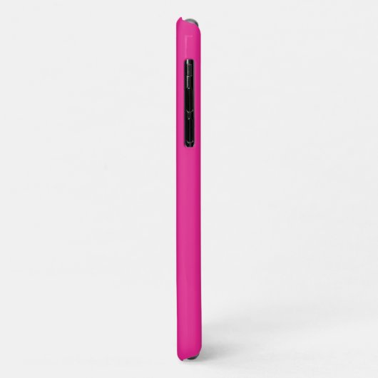 Eenvoudig modern - minimaal - Fuschia roze Case-Mate iPhone Case (Achterkant/links)