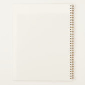 Eenvoudig modern minimalistisch gouden script | Ge Planner (Achterkant)