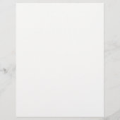 Eenvoudig modern Monogram Professional Grey Silver Flyer (Achterkant)