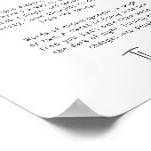 Eenvoudig Modern Neutraal Late Night Luiers Teken Poster (Hoek)