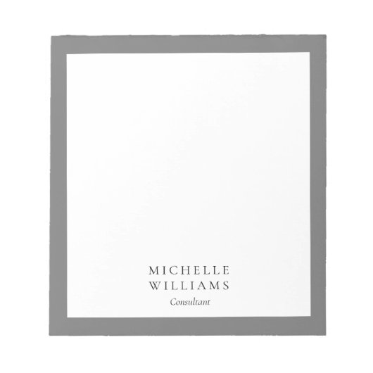 Eenvoudig modern notitieblok (Voorkant)