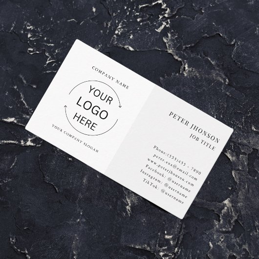 Eenvoudig Modern Professioneel Bedrijf logo Visitekaartje