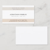 Eenvoudig Modern Professioneel Elegant Gewoon Bedr Visitekaartje (Voorkant / Achterkant)