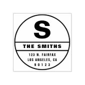 Eenvoudig modern retouradres rubberstempel (Afrduk)