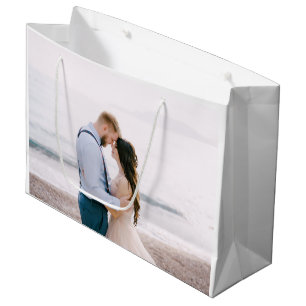 Eenvoudig modern Script Heart Weddenschap Bedankt Groot Cadeauzakje