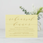 EENVOUDIG MODERN SCRIPT | REPETITIE DINER UITNODIG KAART (Staand voorkant)