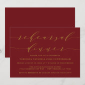 EENVOUDIG MODERN SCRIPT | REPETITIE DINER UITNODIG KAART (Voorkant / Achterkant)