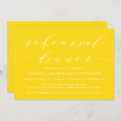 EENVOUDIG MODERN SCRIPT | REPETITIE DINER UITNODIG KAART (Voorkant / Achterkant)