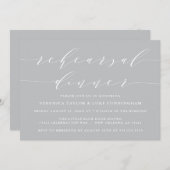 EENVOUDIG MODERN SCRIPT | UITNODIGING PROEFHuwelij (Voorkant / Achterkant)