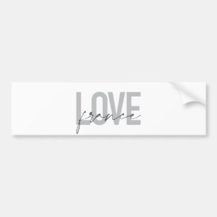 Eenvoudig, modern, stedelijk, cool design Love Fra Bumpersticker