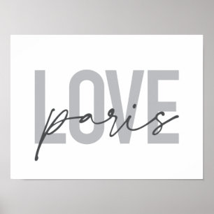 Eenvoudig, modern, stedelijk, cool design van Love Poster