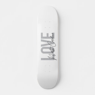 Eenvoudig, modern, stedelijk design Love North Car Skateboard