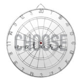 Eenvoudig, modern, stedelijk, koel ontwerp Kies Na Dartbord (Voorkant)