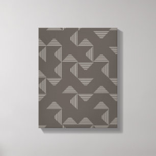Eenvoudig, modern, trendgeometrisch grafisch patro canvas afdruk