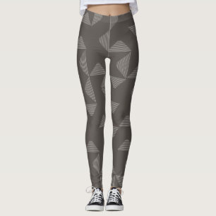 Eenvoudig, modern, trendgeometrisch grafisch patro leggings