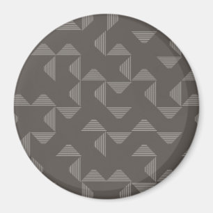 Eenvoudig, modern, trendgeometrisch grafisch patro magneet