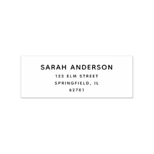 Eenvoudig modern Typografierendement Rubberstempel