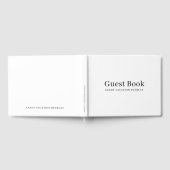 Eenvoudig Modern Vakantiehuis Gastenboek | Wit (Volledig)