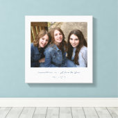 Eenvoudig modern vers | Kleinkinderen Foto Canvas Afdruk (Insitu (Houten vloer))