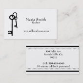 Eenvoudig , modern Visitekaartje (Voorkant / Achterkant)