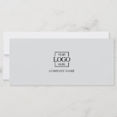 Eenvoudig Modern Zakelijk QR-code Cadeaubon (Achterkant)