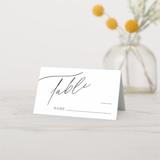 Eenvoudig moderner minimalistisch bruiloft (Voorkant)