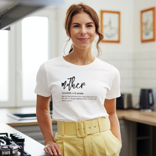 Eenvoudig moeder definitie T-shirt