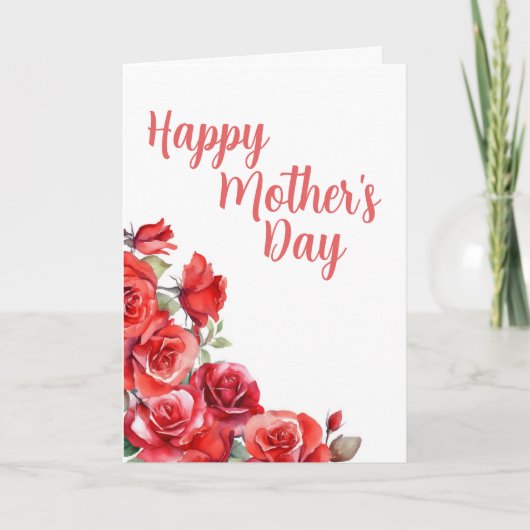 Eenvoudig - Moederdag Bedankkaart (Voorkant)