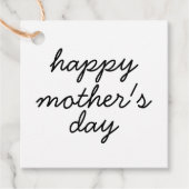 Eenvoudig Moederdag-cadeauLabel Bedankjes Labels (Voorkant)