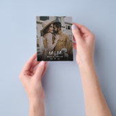 Eenvoudig Monogram budget Weddenschap Bespaar de D Flyer (Hand)