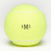 Eenvoudig monogram Penn Tennisballen (Voorkant)