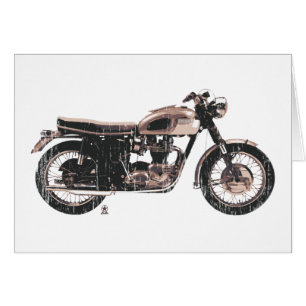 Eenvoudig mooie klassieke motorfiets