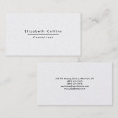 Eenvoudig naamminimalistisch modern visitekaartje (Voorkant / Achterkant)