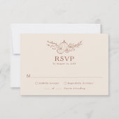 Eenvoudig najaar RSVP kaartje (Voorkant)