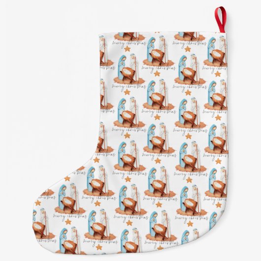 Eenvoudig 'nativeschermenscript voor prettige kers grote kerstsok (Achterkant)