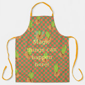 eenvoudig Natuur Artsy Pattern Schort (Voorkant)