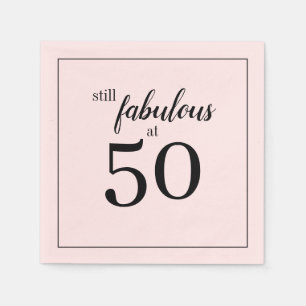 Eenvoudig nog steeds geweldig bij Fifty Birthday N Servet